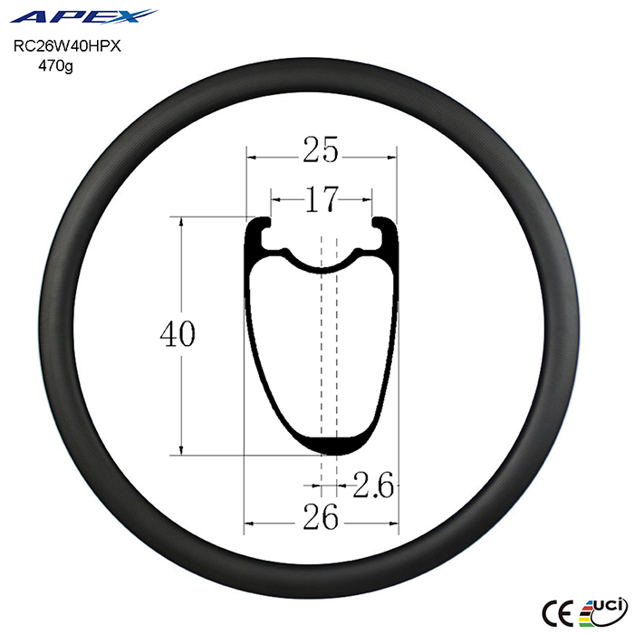 China super light bike dirt-bike-rims RC26W40HPX